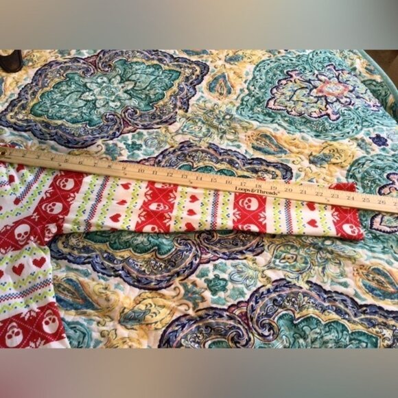 2xl Red and White Knitted Long Sleeve Relaxed Top (0042) - Picture 4 of 6